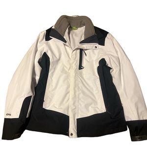 KOPPEN WOMANS WINTER JACKET W/ FLEECE REMOVABLE INTERIOR JACKET.